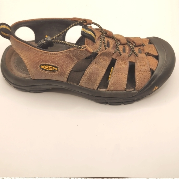 Men\'s Keen Newport H2 Brown Leather Waterproof Sandals Hiking Shoes Size 8 main image 8